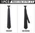 Yolev 1pcs Men's Clip On Tie Satin Solid Colour Plain Tie Solid Uniform Pre-tied Adjustable Neck Strap Tie Pure Color Necktie Mens Ties for Weddin...