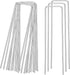 Landscape Staples, Galvanized Garden Stakes, U-Shaped Tent Stakes, 30 Pcs 6 Inch 11 Gauge Plant Cover Stakes, Anti-Rust Ground Sod Pins Yard Stake...