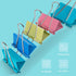 Colored Jumbo Binder Clips2.4 inch, Extra Large Binder Clips for Office (8 Pcs)...
