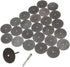 Fiberglass Reinforced Cut-off Wheels Discs Kit 1 1/4 inch Diameter 25 Pieces + 2 Mandrel For Dremel Rotary Tool 426 426b Compatible...