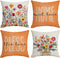 Throw Pillow Covers 18x18 Set of 4 Spring Summer Pillow Covers Floral Farmhouse Cushion Cases for Sofa Couch Living Room Outdoor Home Decor...