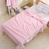 DaysU Plush Flannel Baby Blanket Super-soft Lightweight, Embroidered Fleece Baby Blanket for Girls, Portable Bed Throws for Baby Crib and Toddler ...