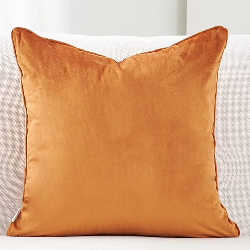 Alerfa Square Geometrical Plaid Striped Cut Velvet Throw Pillow Cover 20x20 Inch Luxury Modern Decorative Accent Pillow Cover for Couch Living Roo...