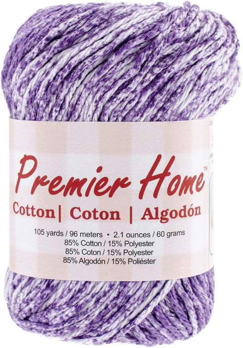 Premier Yarns Home Cotton Yarn - Multi, Violet Splash...