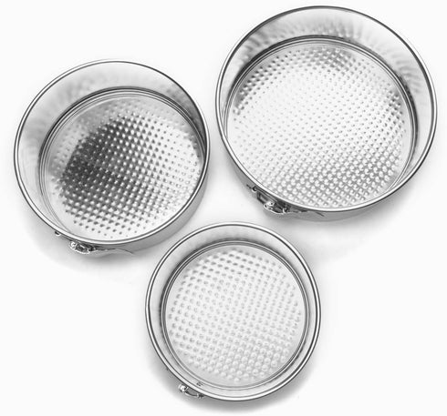 Fox Run Mini Springform Pan Set, Tin-Plated Steel, 3-Piece...