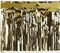 Anderson's Metallic Gold Fringe, 15" x 10' Shiny Decorative Trim for Floats, Parties, Tables, Ceilings, Doorways, Backdrops, and Event Décor...