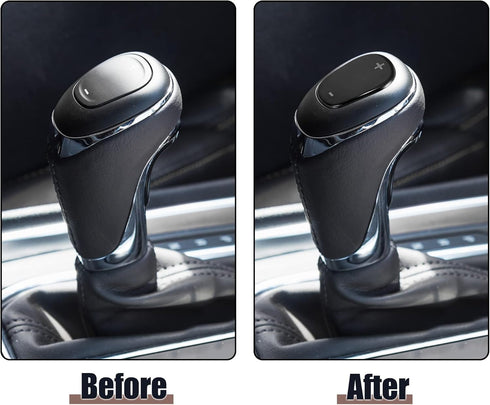 Unifizz Car Stainless Steel Gear Shift Knob Cover Sticker for Chevrolet Equinox 2018-2020 Black...