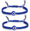 COLORFUL BLING Set Evil Eye Handmade Knots Beaded Beads Protection Good Luck Thread String Rope Adjustable Bracelets Bangle Amulet Turkish for Wom...