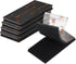 Double Lock Fastener, 1inx 2in 5 Pair 10-Pack Reclosable Interlocking Tape Heavy Duty Adhesive Hook Lock Sticky Back Mushroom Mounting Tape, Black...