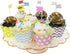 AllyDrew Standard Size Polka Dots Cupcake Wrappers (Set of 20), Pink...