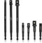 NEIKO 00254A Impact Socket Adapter and Magnetic Bit Holder, 7-Piece Set, 1/4" Hex Shank with 1/4, 3/8, 1/2-Inch Drive, Socket Adapter Extension Se...