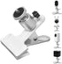 Metal Mount-Desk Rotating Clip Clamp Holder Stand with 1/4" Screw Ball Head for Wyze Cam V3/Pro,for Wyze Cam Pan/V3,for Oculus Sensor,for HTC Vive...