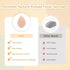 Konjac Exfoliating Organic Cleansing Facial Sponges Set - Natural Walnut Charcoal Konjac Face Sponge for Exfoliator Skincare Makeup Removal Body W...