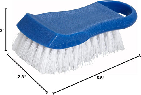 Winco Cutting Board Brush, Blue,Blue, White,Medium...
