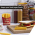 Fries Clips: 12 Cute French-Fries-Shaped Bag Clips to Seal Opened Food Packages | Fun Bag Clips for Food in a Magnetic Box to Always Be at Hand | ...