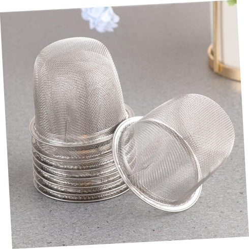 8pcs Mini Kettle Cooking Infuser Tea Diffuser Tea Filter Mesh Coffee Machine Accessories Tea Strainer Filters Steel Tea Strainer Filter Tea Kettle...