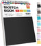 Soucolor 9" x 12" Sketch Book, 1-Pack 100 Sheets Spiral Bound Art Sketchbook, Acid Free (68lb/100gsm) Artist Drawing Book Paper Painting Sketching...