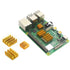 Raspberry Pi 4b Heatsink Kit Aluminum + Copper Pad Heat Sink Thermal Conductive Adhesive Tape for Cooling Cooler Raspberry Pi 4 Model B (8PCS)...