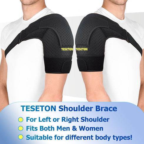 Shoulder Brace for Men and Women, Shoulder Compression Sleeve for Pain Relief, Rotator Cuff Support Brace...