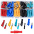 100 Pcs Bullet Connectors Kit, Insulated Bullet Connectors Terminals Female and Male, Electrical Marine Bullet Crimp Automotive Wire Connectors Te...
