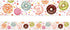 Donut Bulletin Board Border 36ft Straight Classroom Family Party Decoration 1 Roll...