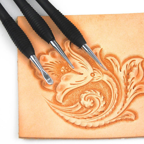 3Pcs. Leathercraft Modeling Tools,(3Pcs Sizes:S,M,L) Leather Carving Modeling Tools kit....