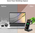 Wireless Charger,3 in 1 Qi-Certified Portable Fast Wireless Charging Station for Samsung Serise S20/Note 10/S9/S8 Samsung Galaxy Watch (with Power...