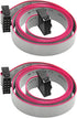 Gikfun 2PCS Flat Ribbon Cable 2.54mm Pitch 2 Row 10 Pin Female to Female Wires IDC Ribbon Connector for Arduino EK1282...