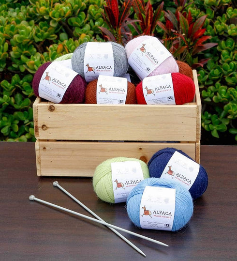 Blend Alpaca Yarn Wool Set of 3 Skeins Fingering Worsted Weight - Heavenly Soft and Perfect for Knitting and Crocheting (Charcoal Gray, Fingering)...