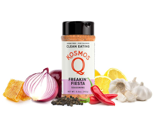 Kosmos Q Freakin’ Fiesta Seasoning, Southwest All-Purpose Spice Mix for Chicken, Tacos, Rice & Veggies, Bold Flavor with Garlic, Paprika, Chili & ...
