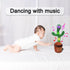 Dancing Cactus Toy with Music, Lights - Talking, Recording, Repeating Mimic Toy for Babies, Toddlers - Cute Green Cacti Stuffed Plush w/120 Songs,...