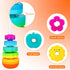 Spinning Stacking Toys for Babies 12+ Month Ring Stacker Stacking Toys for Toddlers 1-3 Montessori Toys,Educational Learning Sensory Toys for Kids...