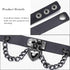 Olbye Lock Heart Choker Necklace Short Black Leather Necklace Punk PU Collar Necklaces Cosplay Necklace Link Chain Gothic Necklace Jewelry for Wom...