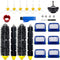 Replacement Parts for iRobot Roomba 600 Series 675 692 694 690 680 660 651 650 614 610 500 Series 595 585 564 552 Vacuum Robotic,8 Side Brush, 2 M...