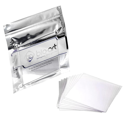 Dental Soft Splint, 10 Sheets 2.0 mm Dental Lab Splint Thermoforming Material for Vacuum Forming Machine 5'' x 5''...