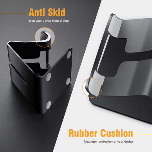 ORIbox Cell Phone Stand, Stand for Office Desk, Aluminum Desktop Solid Desk Stand...
