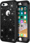 Hython Designed for iPhone 8, iPhone 7 Case, Heavy Duty Full-Body Defender Protective Case Bling Glitter Sparkle Hard Shell Hybrid Shockproof Rubb...
