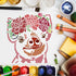 FINGERINSPIRE Pig and Flower Stencil 11.8x11.8inch Reusable Pig Pattern Stencil for Painting DIY Craft Farm Animal Decoration Stencil for Painting...