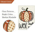 Louise Maelys Welcome Fall Garden Flag 12x18 Double Sided, Small Burlap Autumn Pumpkin Football Garden Flag Fall Thanksgiving Outside Outdoor Hous...