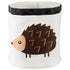 Collapsible Storage Bin Basket for Bedroom, Nursery, Playroom and More 17x18" Diameter - Hedgehog...