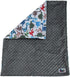 Unisex Baby Reversible Minky Dot Stroller Blanket (Choose Color) (Dinosaurs/Grey)...