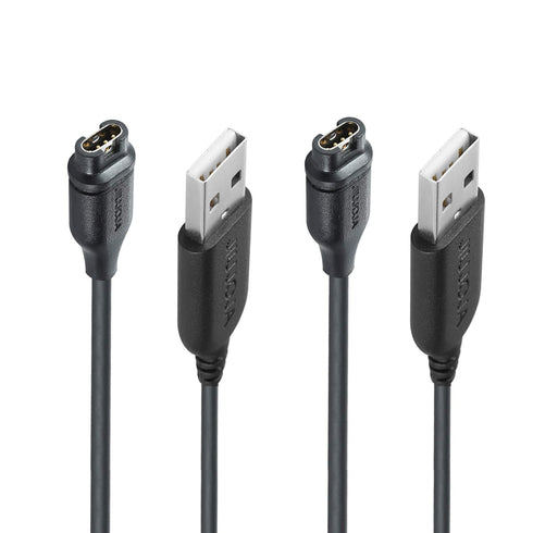 JIUJOJA 2Pack 3.93ft Length Charging Cable for Garmin Fenix 5/6/7,Fenix 7 7S 7X Pro Sapphire,Forerunner 935 945 45 45S 245,Approach S10 S40 S60 X1...