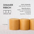 Vitalizart Gold Ribbon for Gift Wrapping 1 1/2 inch Tulle Fabric Shimmer for Wedding Decor Wreath Bridal Shower Hair Bow Maker Flower Bouquet Card...