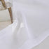 MYSTIC-HOME Sheer Curtains White 45 Inch Length, Rod Pocket Voile Drapes for Living Room, Bedroom, Window Treatments Semi Crinkle Curtain Panels f...