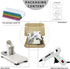 Hot Glue Gun Kit, Mini Hot Melt Glue Gun for Crafts with 30 Colorful Glue Sticks, Craft Glue Guns with Suction Cups Stand including Silicone Mat f...