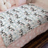 Cow Boho Leaves Baby Blanket for Boy Girl Spring Farm Animals Leaves Flannel Soft Swaddle Blanket Cow Plaids Lightweight Receiving Blankets Beddin...