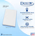Bright White Blank 5x8 Paper - Premium Feel 70lb Text - 100 Pack...