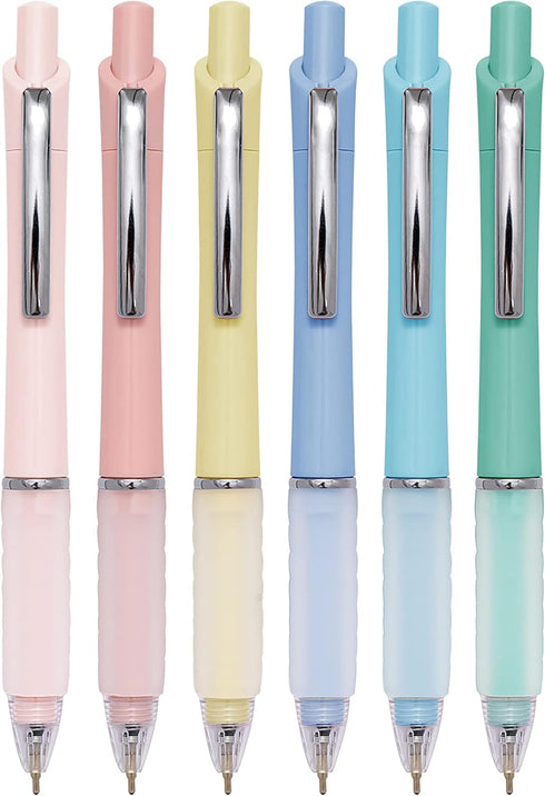 Ball Point Pen Black Ink Ballpoint Pens with Super Soft Grip Medium Point 1.0mm Office Pens (6 pack)...