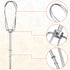 Fetechmate KHM2B W10490648 Hand Mixer Turbo Beaters (2 Pack) & KHMPW Stainless Steel Pro Whisk(2 Pack)-Replace AP5644233, PS4082859, KHM2B, KHM512...
