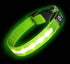 PetIsay Light up Dog Collar - High Visibility & Durable Nylon Material - USB C Rechargeable & Waterproof LED Dog Collar for Night Walking,Lighted ...